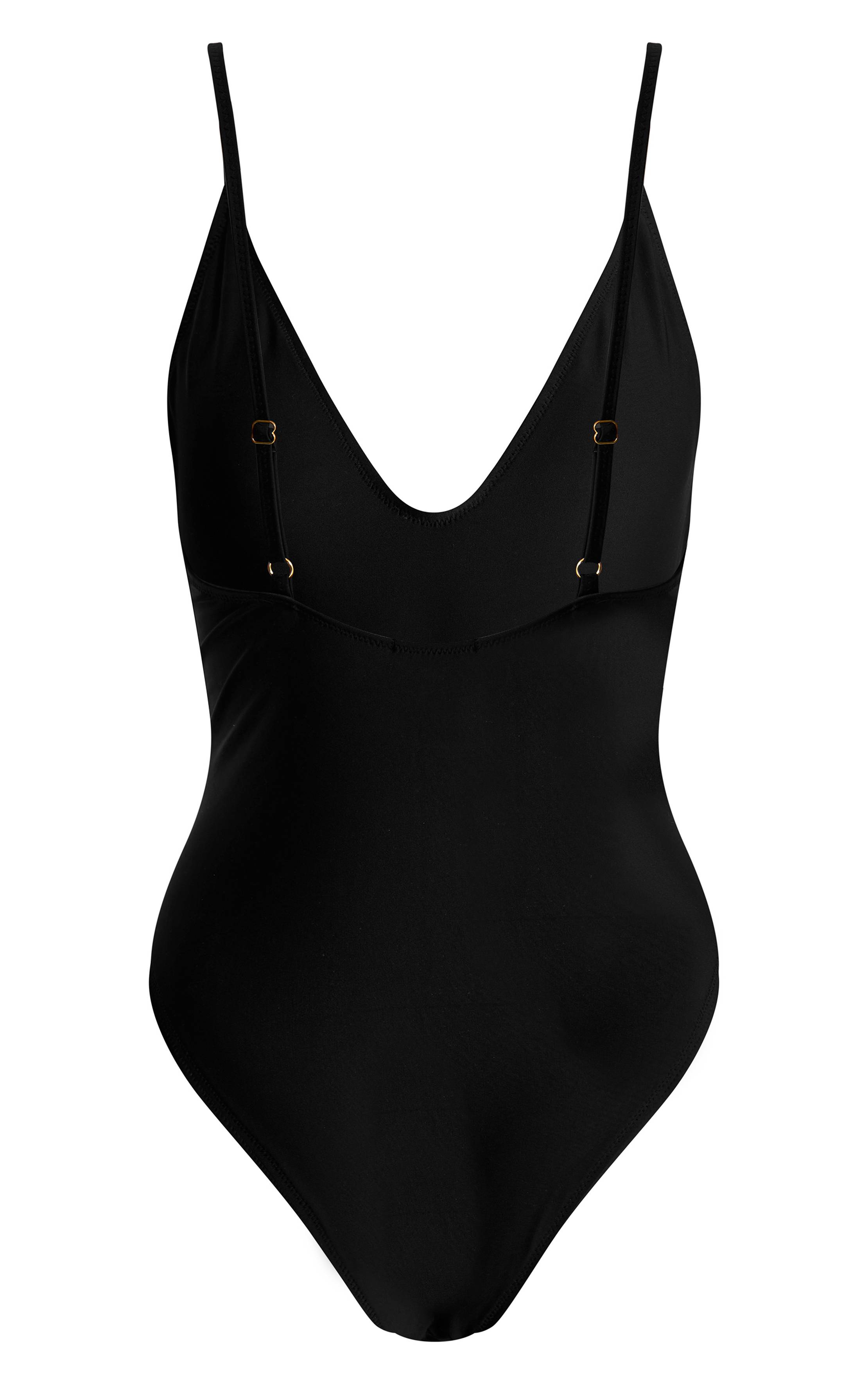 Noir Maillot De Bain Échancré Basique
