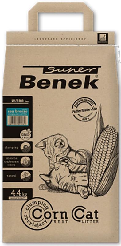 7l Super Benek Corn Cat Ultra Sea Breeze kattenbakvulling