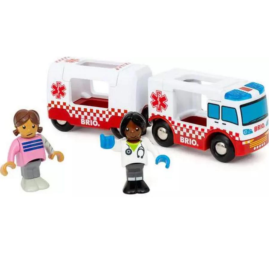 BRIO World Rescue AmbulanceBatteriebetriebenes Rettungswagen-Set