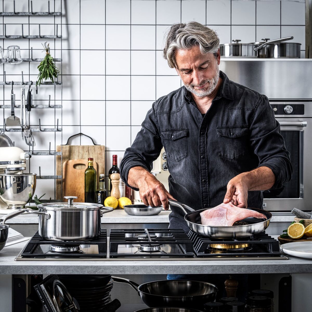 Cookware Collection Stekepanne, Silver 24 cm