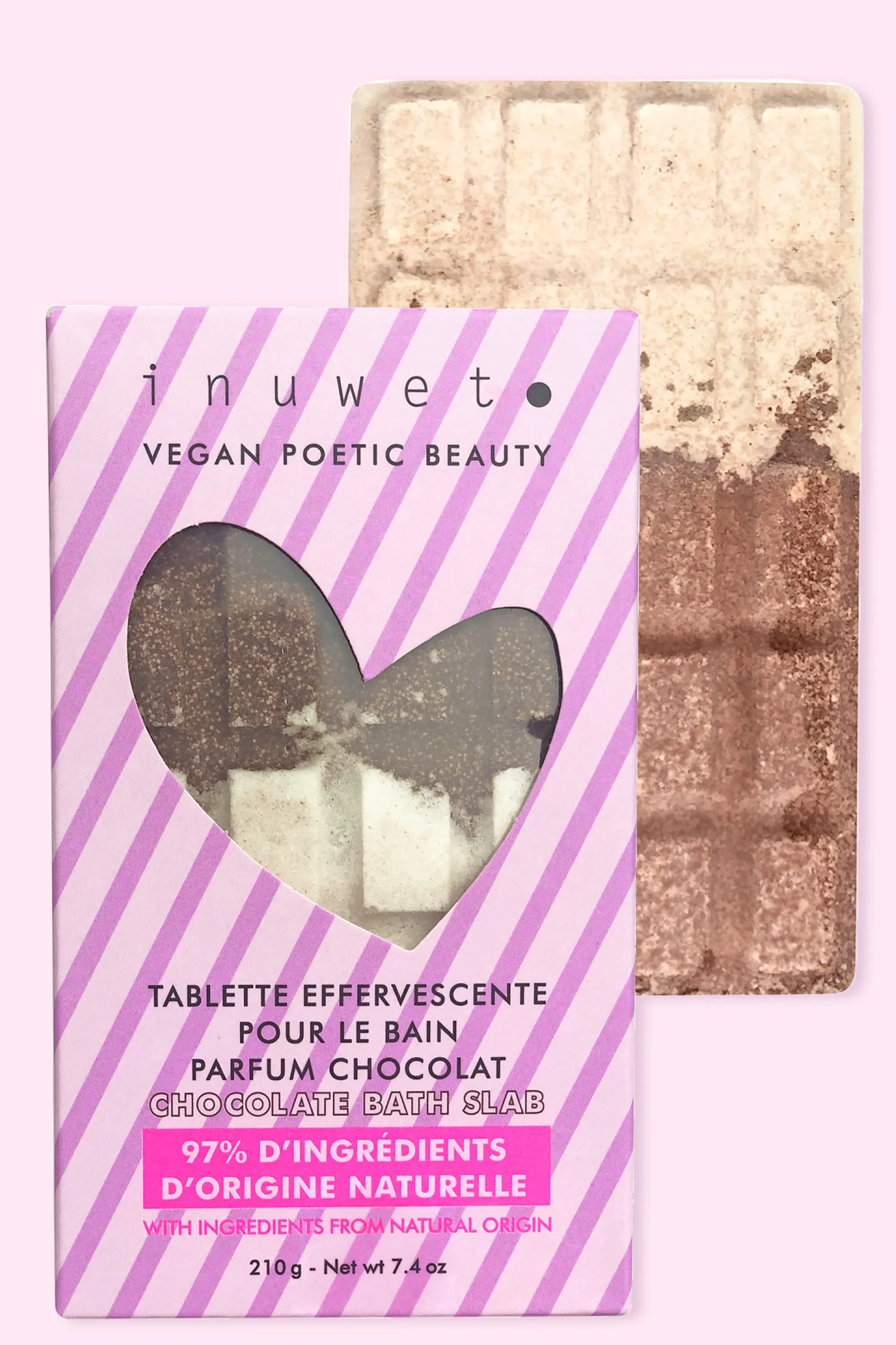 Inuwet (In Unicorn We Trust) Tablette de bain effervescente-210 g