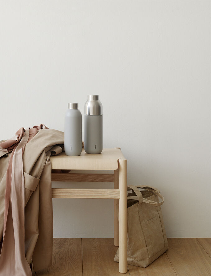 Stelton Keep Cool termoflaske 0,6 l, light grey Light grey