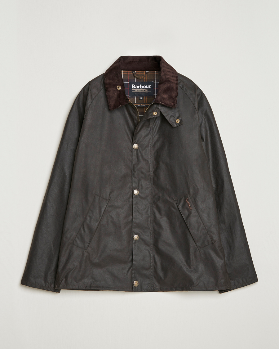 Barbour Lifestyle Tracker Wax Jacket Olive