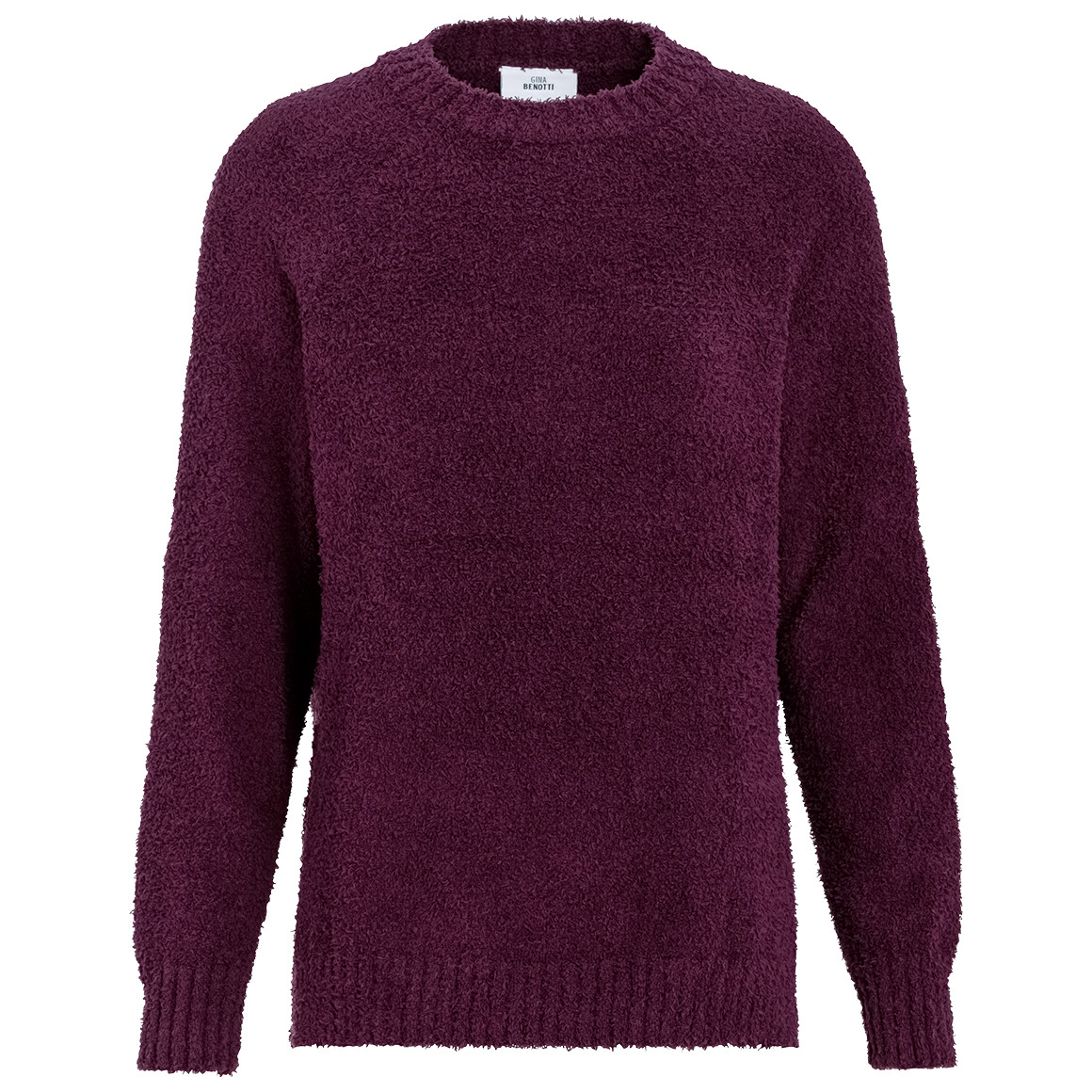 Gina Benotti Damen Pullover in Unifarben lila