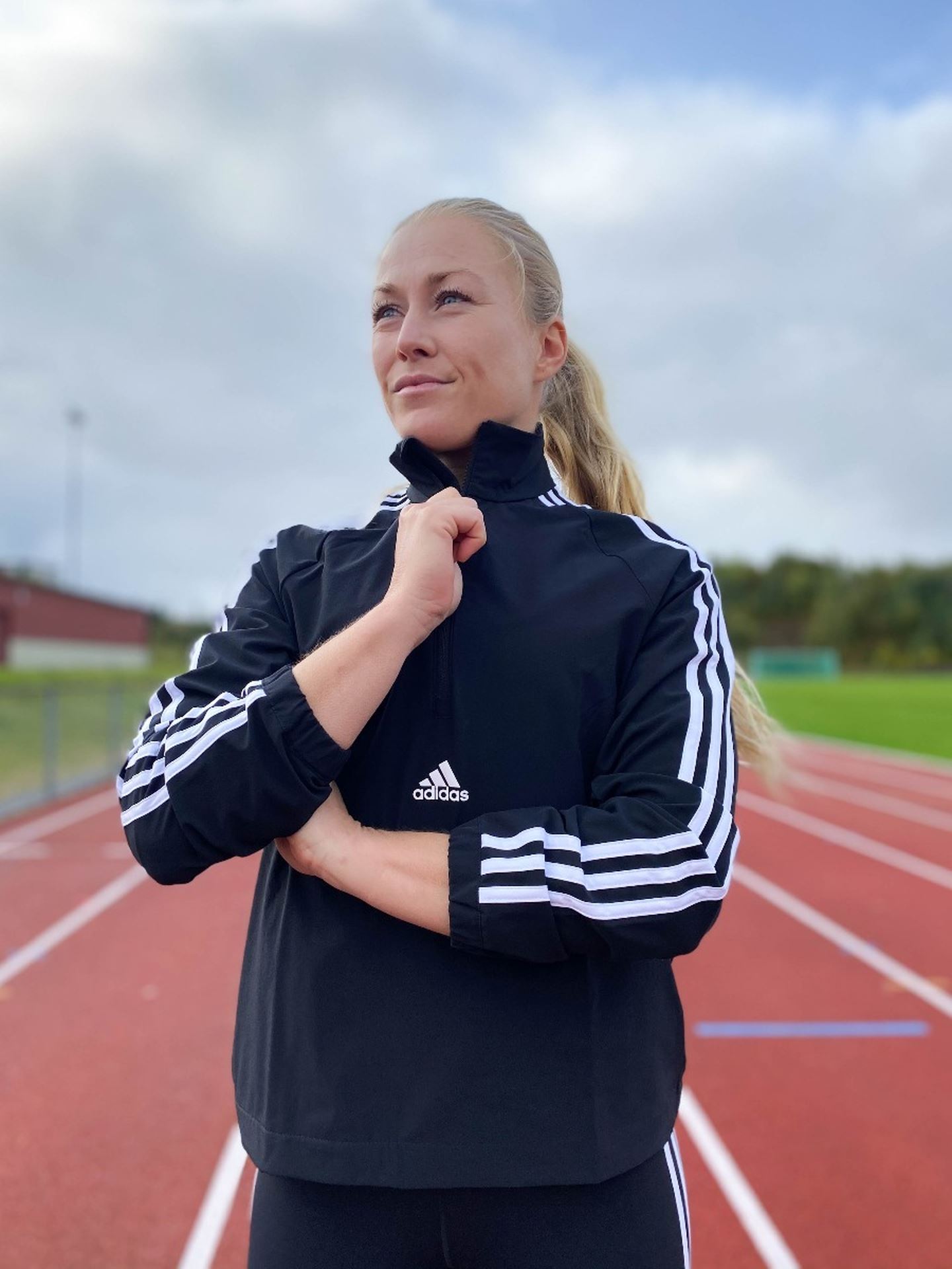 Woven 3 stripes Training Half Zip