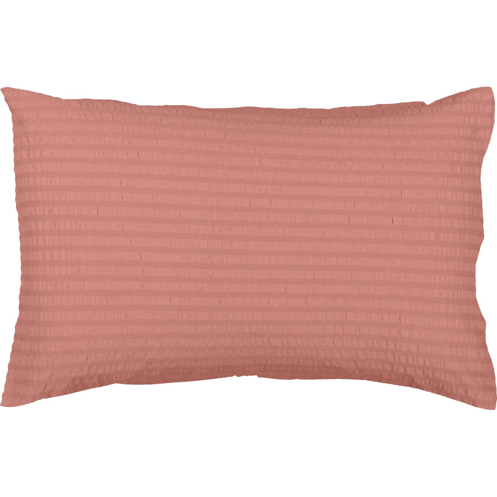 Bettwäsche Seersucker Renforcé 200x210 Duvetbezug Franz, rosa