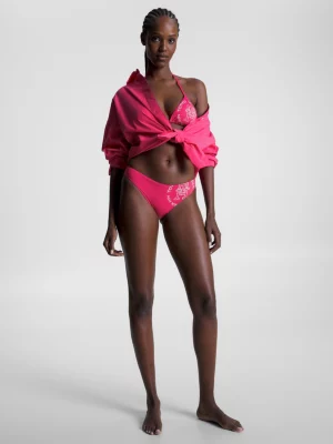 Calcinha de biquíni com logo da Hilfiger