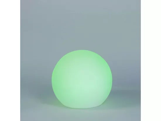Boule lumineuse extérieure Buly 50 cm Recharge solaire + batterie rechargeable