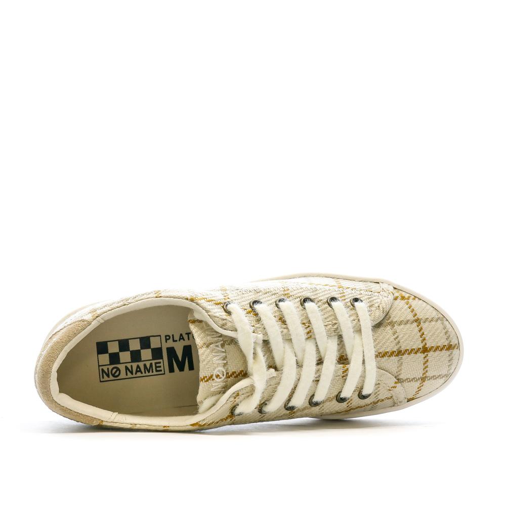 No Name Baskets Marron/Beige Femme No Name Sneaker