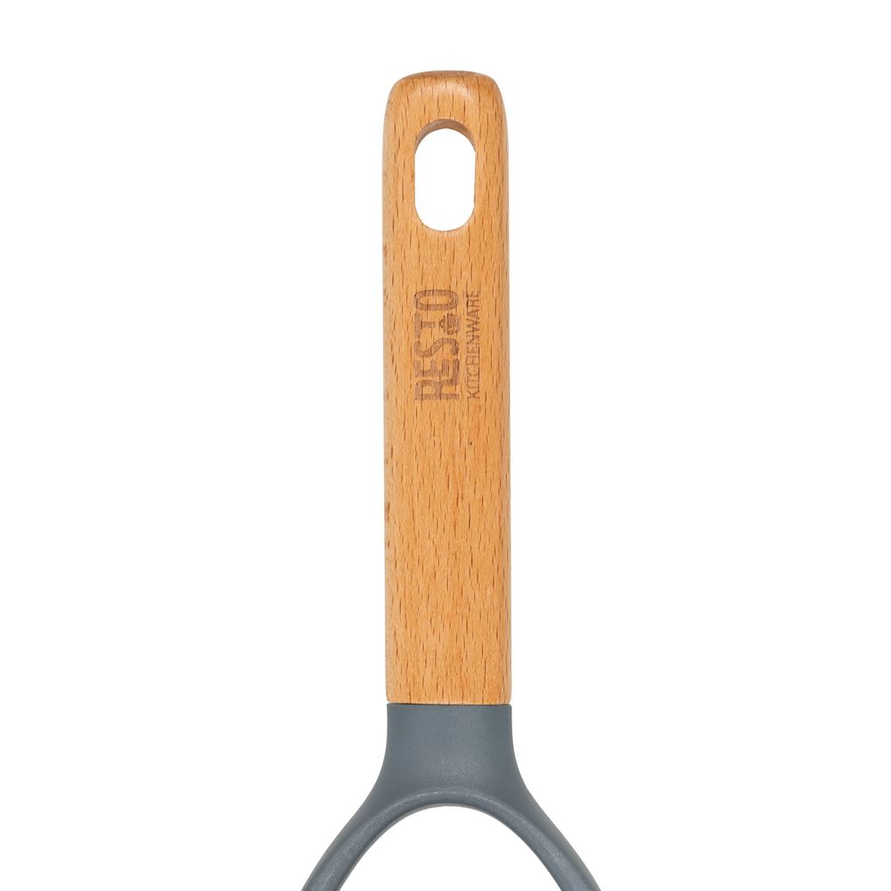 Subra Holz Potato Masher Kartoffelstampfer Gemüse Presse für Püree / Brei (94204) - Braun / Grau