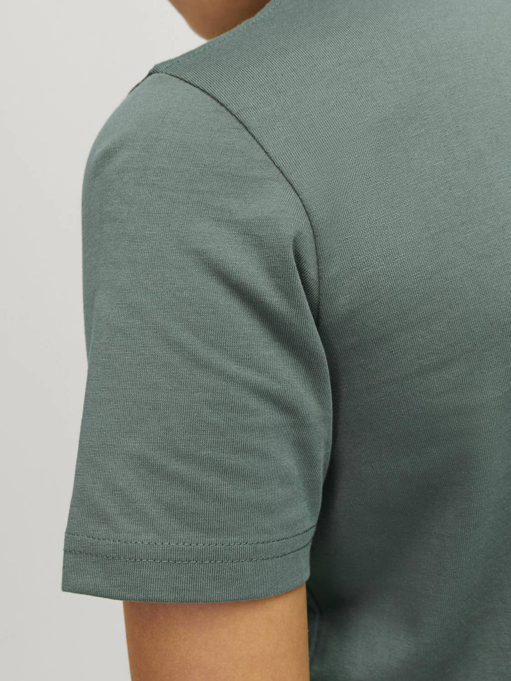JACK & JONES T-shirt JORTAMPA met printopdruk kakigroen