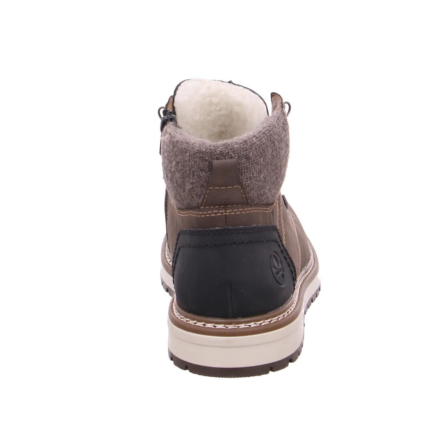 RIEKER Winter-Boots Braun Lederimitat