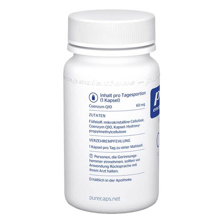 Pure Encapsulations CoQ10 60 mg Kapseln, 60 St