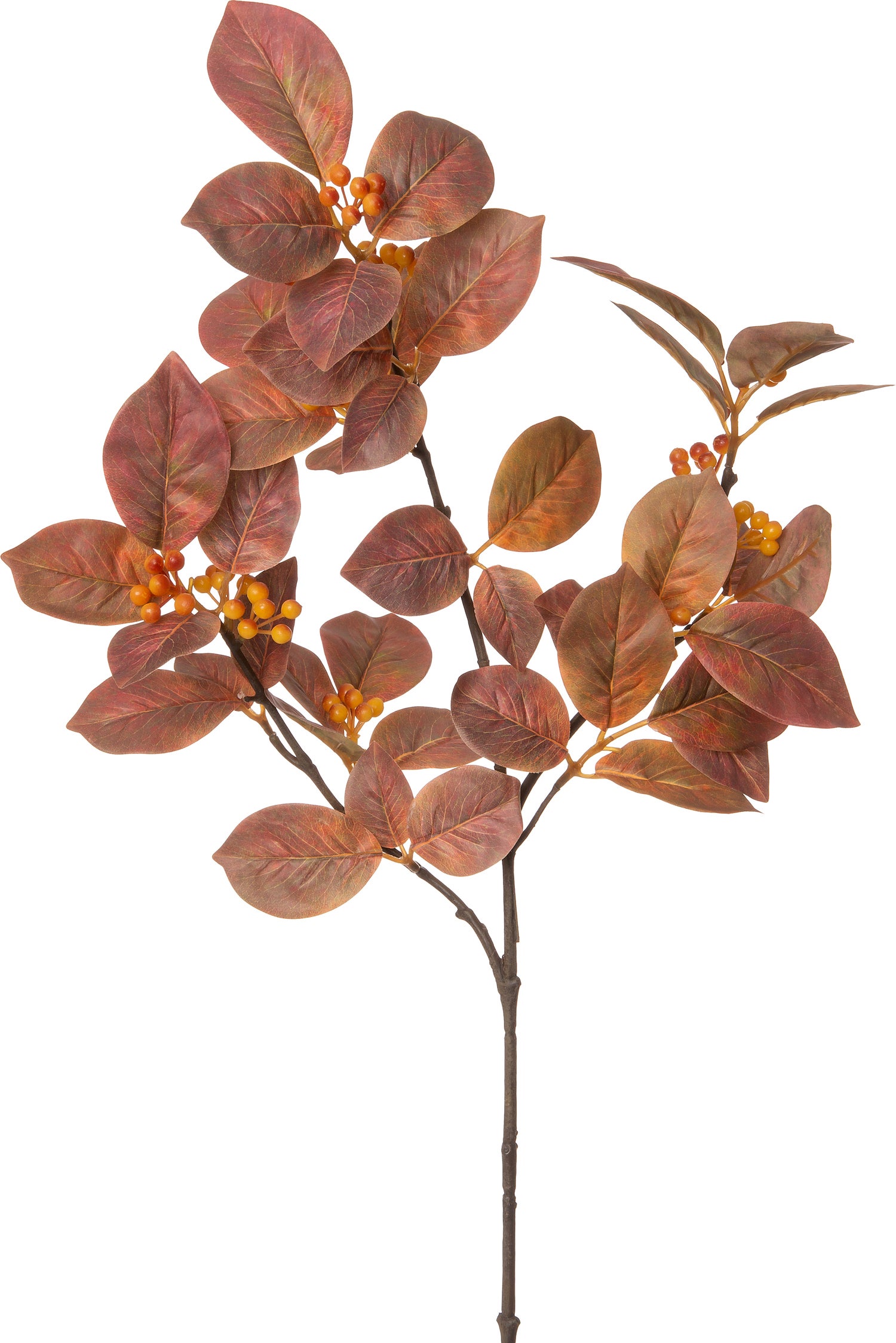 Intratuin kunsttak met herfstbladeren 80 cm oranje