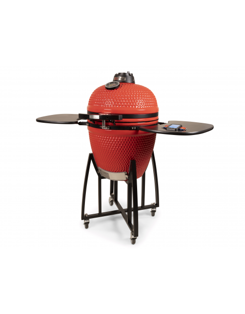 Patton Premium Kamado 21inch Red Devil - Barbecue - Ø 47 cm 77 kg Rood Zwart