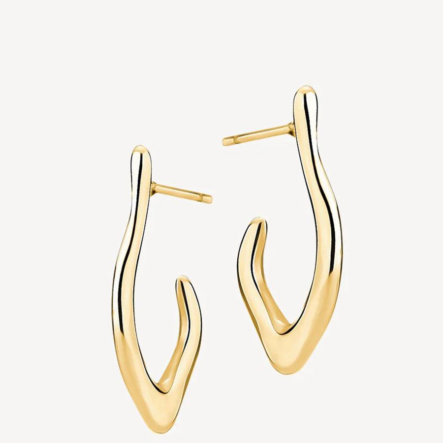 Sistie2ND Signe Kragh X Sistie2ND Creoles Small Gold Plated 26mm