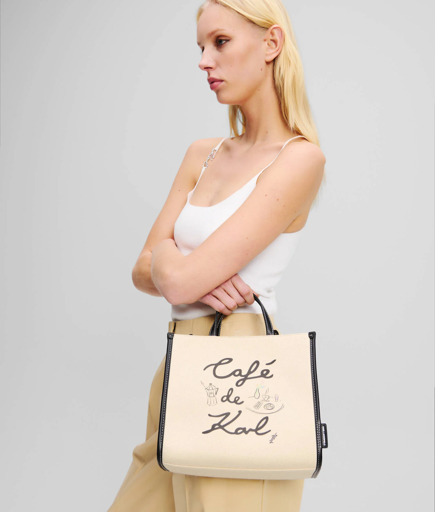 TOTE BAG KL X JORGE PARRA - Naturel