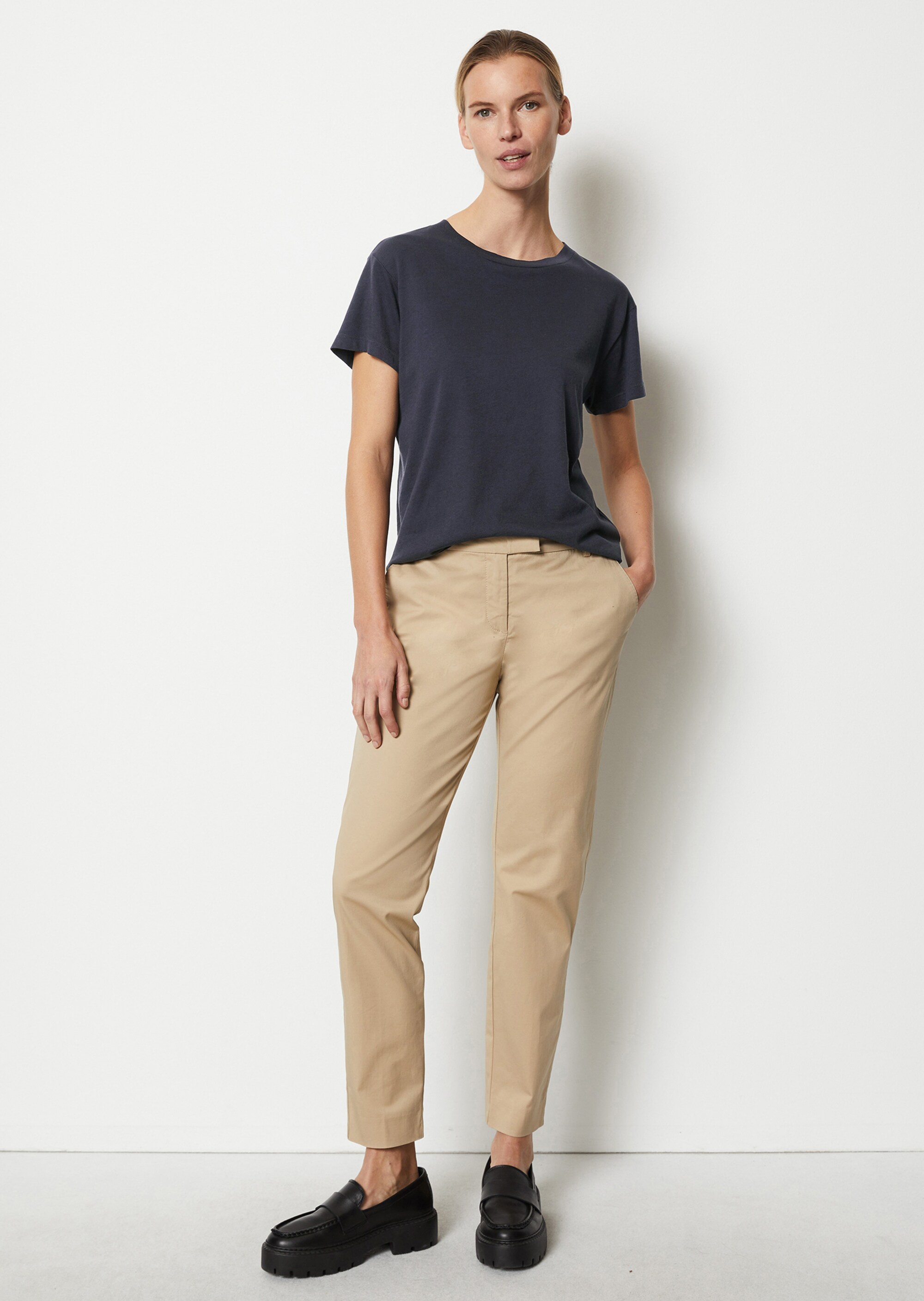 Basic-T-Shirt loose aus Organic Cotton