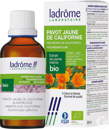 Ladrôme Extrait De Pavot Jaune De Californie Flacon 50ml