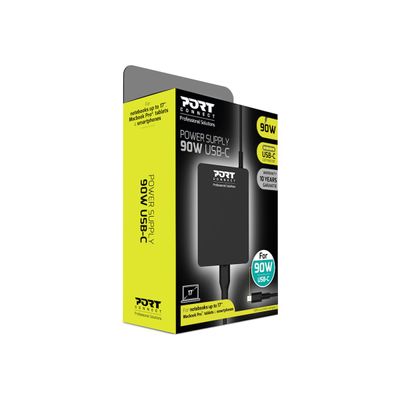 PORT Connect - Chargeur secteur universel USB-C - 90 Watt
