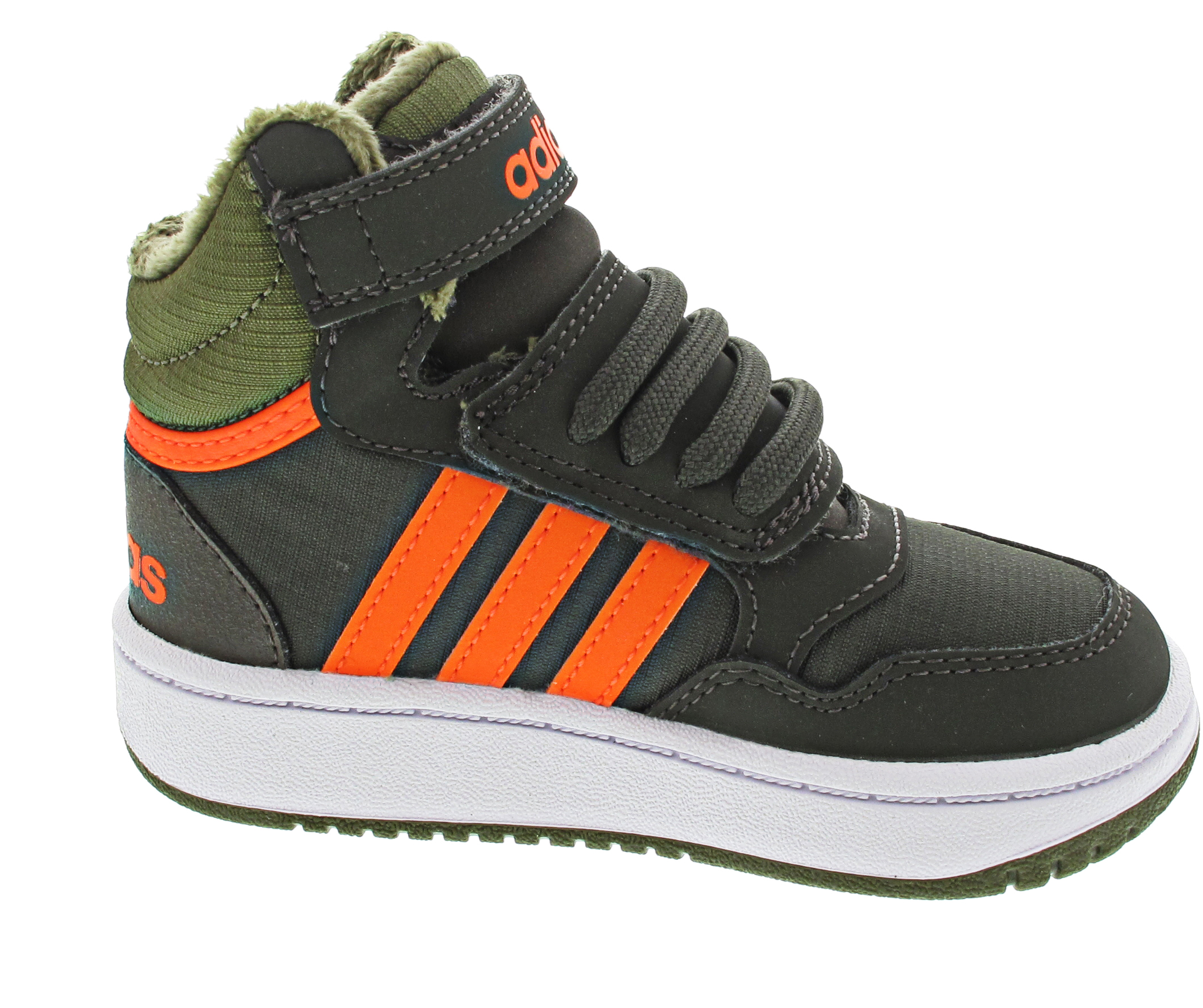 adidas Hoops 3.0 CF I Lauflernschuh Klett grün