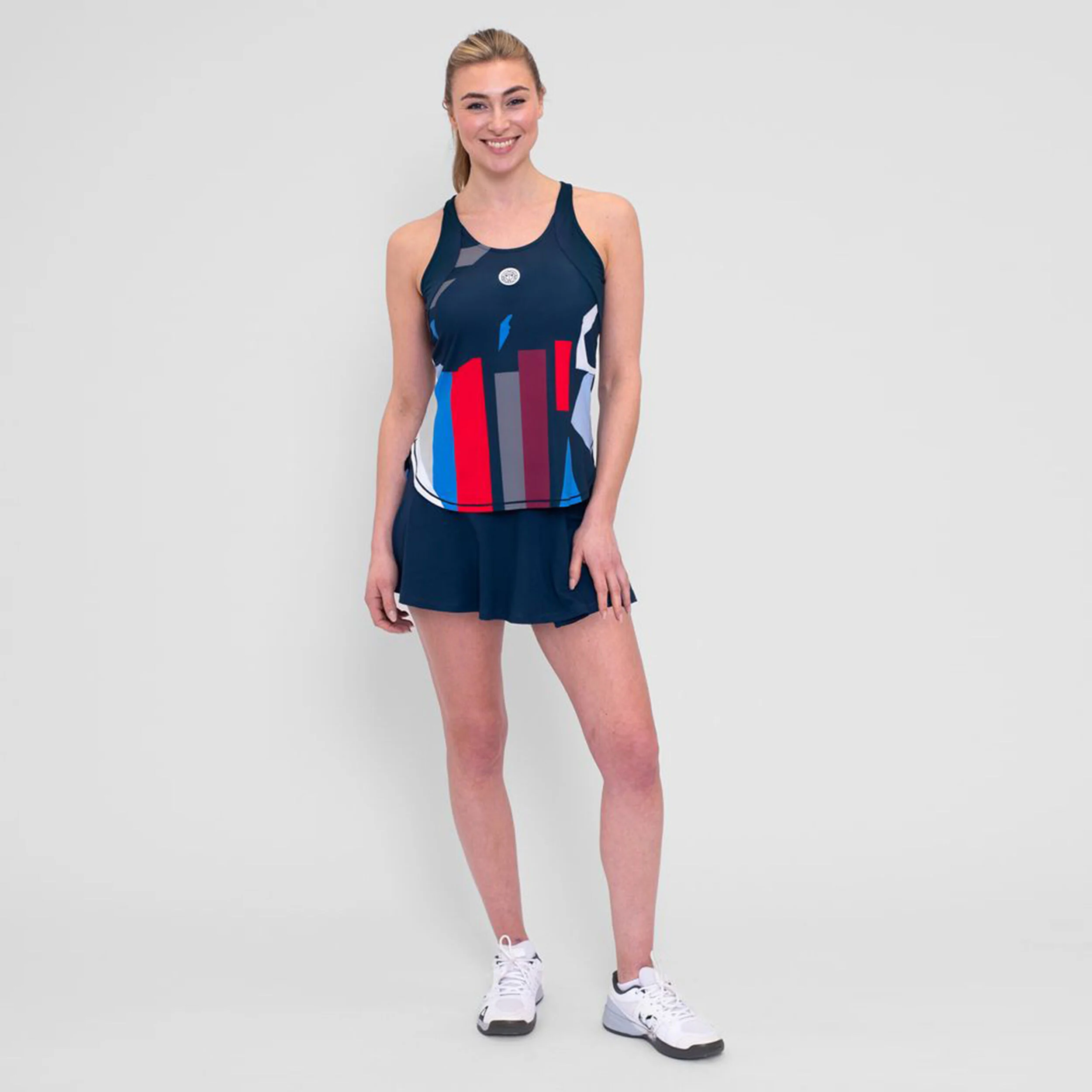 BIDI BADU New York 2024 Débardeur Tank Top Femmes - Bleu Foncé , Multicouleur