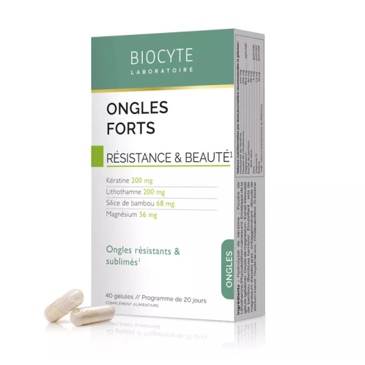 Biocyte Ongles Forts et résistants - Kératine 200mg