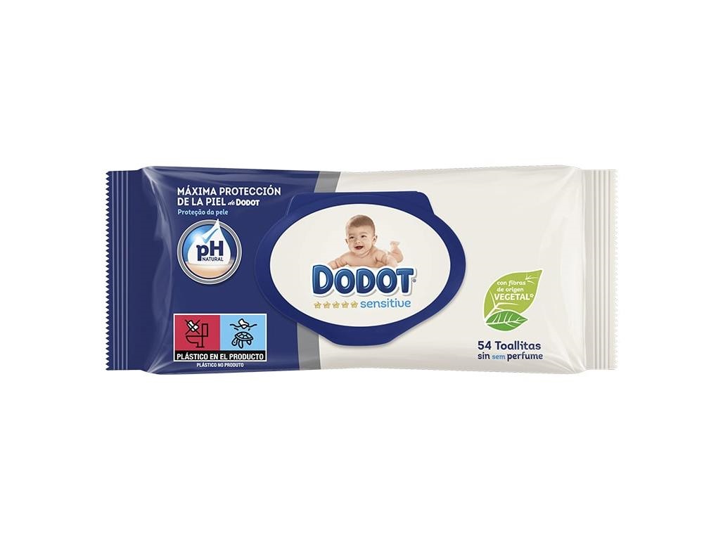 TOALHITAS BEBÉ SENSITIVE DODOT 54 UN