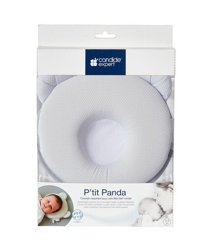 Coussin P'tit Panda Air+ Gris - CANDIDE