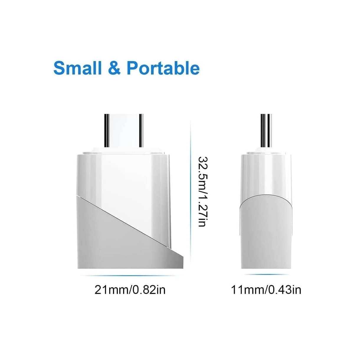 NÖRDIC USB-C kortleser MicroSD UHS-I