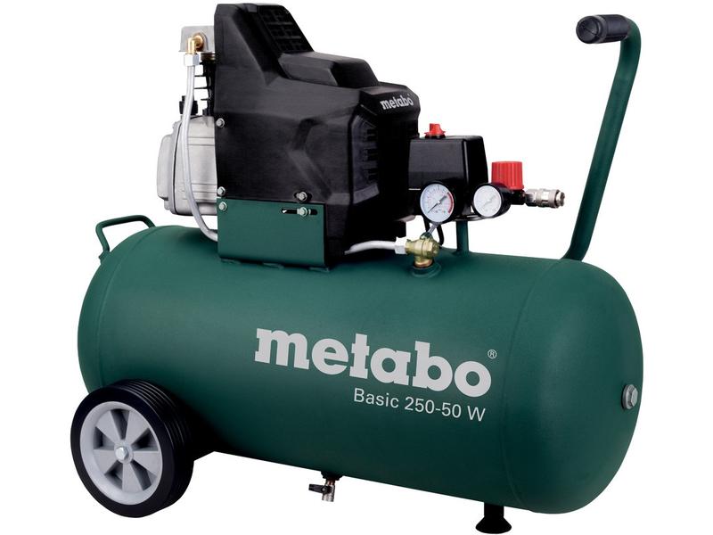 Metabo Kompressor Basic 250-50 W Mobiler Kompressor für einfache, gewerbliche Anwendungen