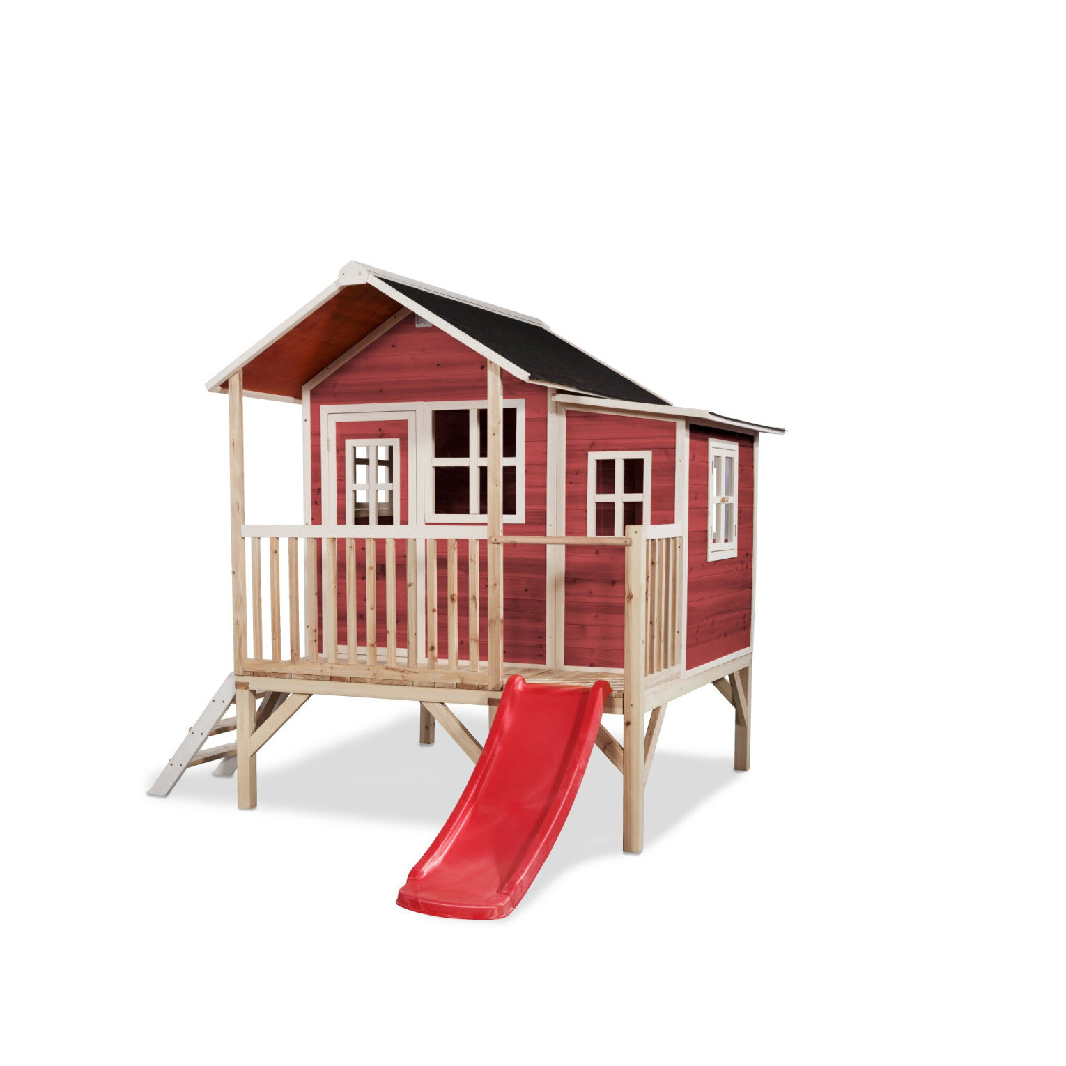 EXIT Loft 350 houten speelhuis - rood