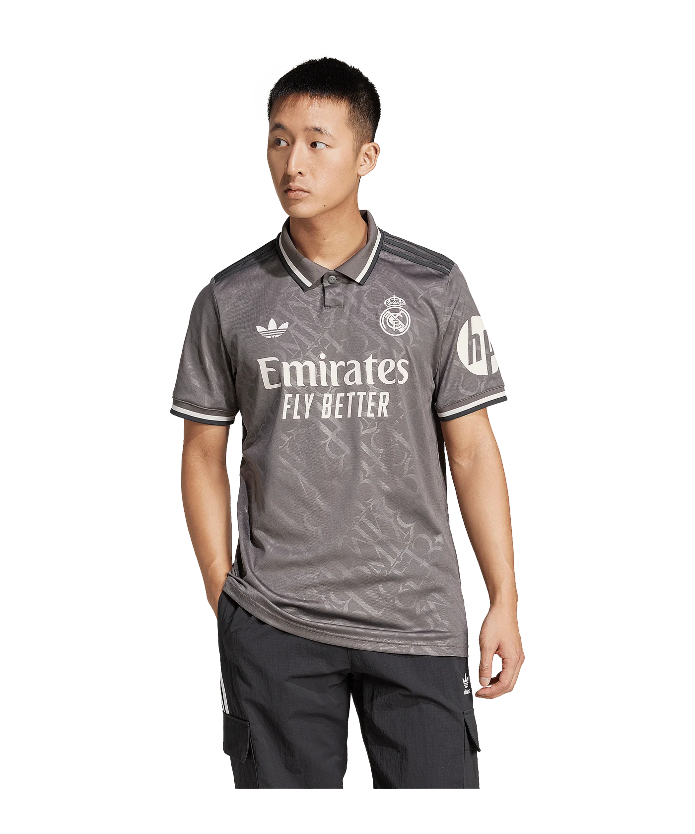 adidas Real Madrid Trikot 3rd 2024/2025 Braun mit Ärmelsponsor