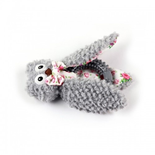 Brinquedo de pelúcia para cães All for Paws em formato de coruja estilo shabby chic