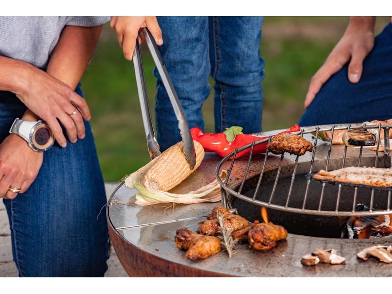 Nouvel Grill- und Feuerschale Superiore Ø 75 cm Plancha-Grill mit dem Grillrost