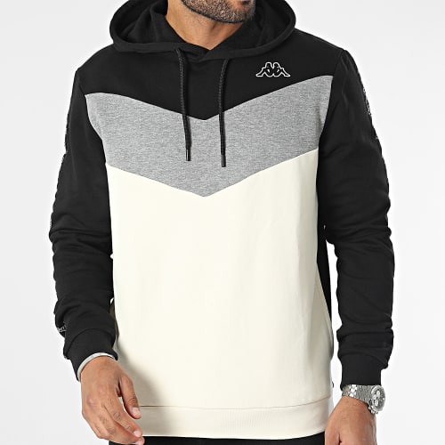 Sweat Capuche Logo Imagino 321J5TW Noir Gris Blanc
