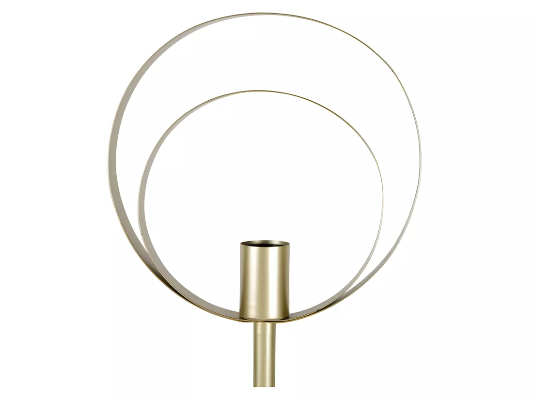 Lampadaire métal doré H160 Saturne Ostaria