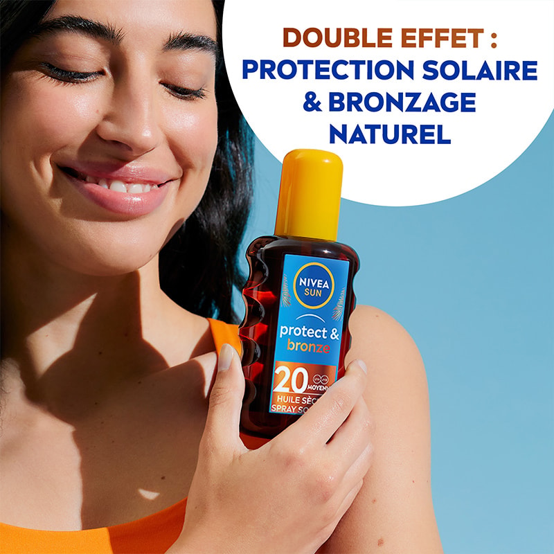 Huile solaire SPF 20 - Protect & Bronze - Corps - 200 ml