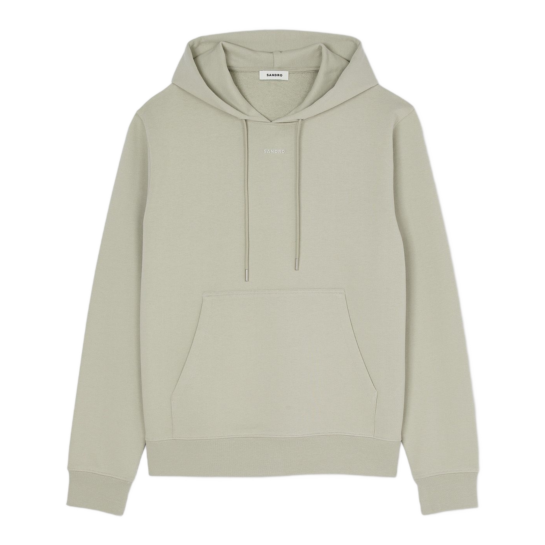 Sweat droit en coton | Kaki