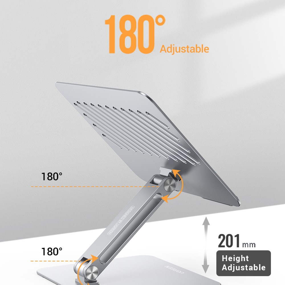 Passiv Kühlender MacBook / Laptop Alu Ständer Halterung Höhenverstellbar (10