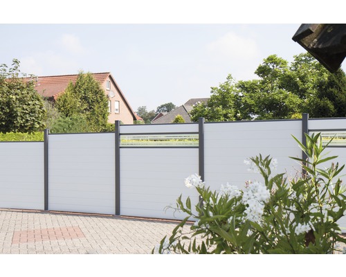 Enkel profiel GroJa Lumino 180 x 15 cm zilvergrijs