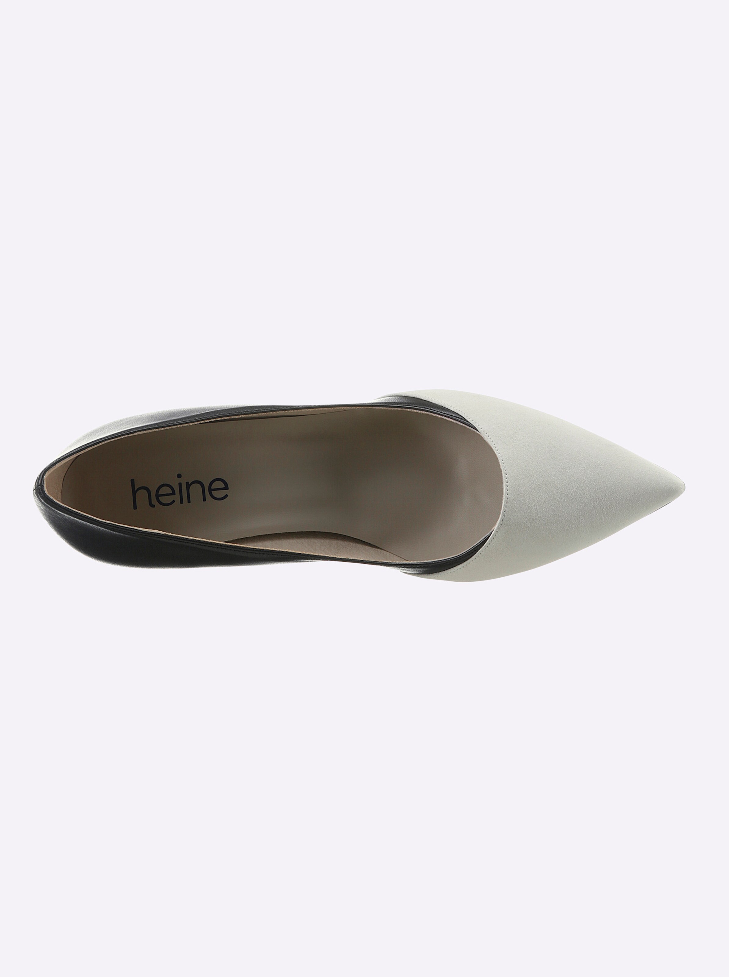 heine Pumps in champagner-schwarz