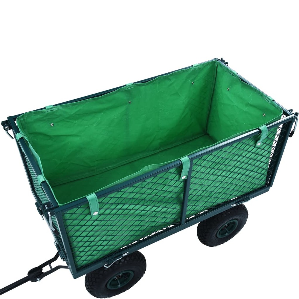 Bâche de chariot de jardin vert tissu