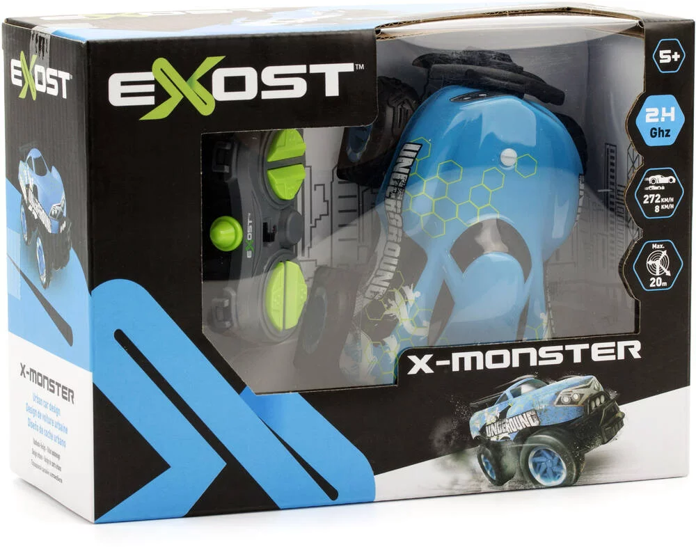 EXOST RADIOCOMMANDE-  MINI TRUCK X-BEAST BLEU 2.4 GHZ