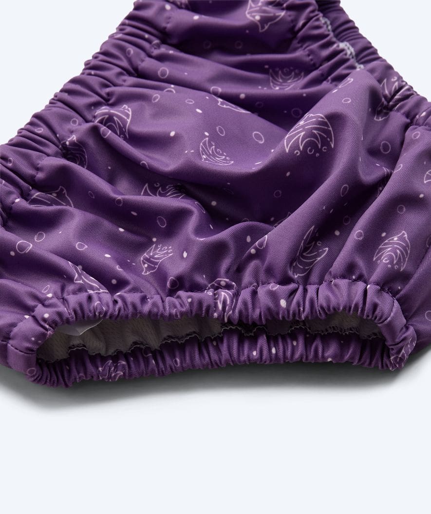 Watery blebadebukser til børn - Foss Lining Nappy - Atlantic Purple