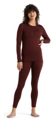 Maillot Manches Longues Femme Icebreaker Mérinos 200 Oasis Marron S