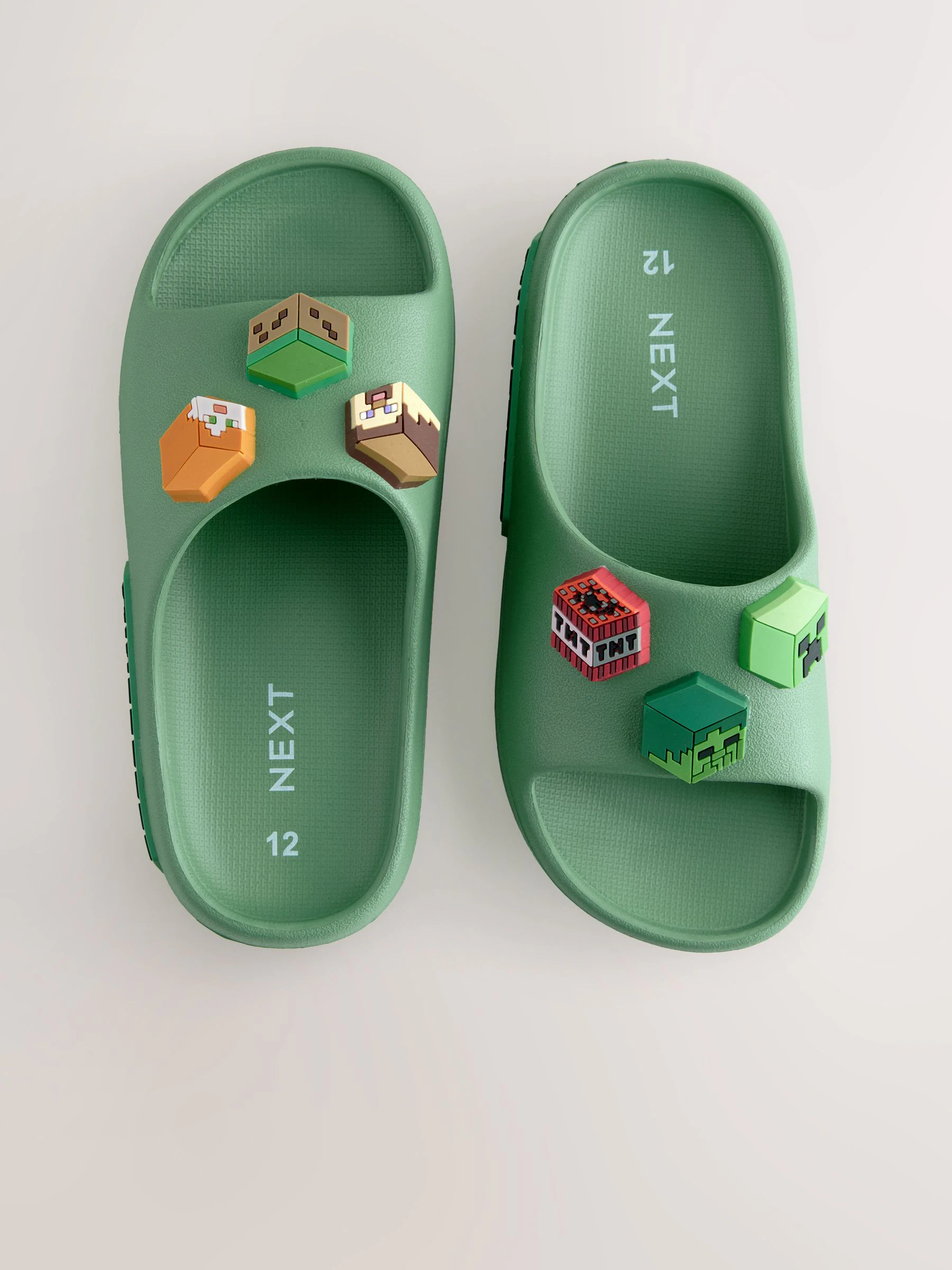 Groen - Minecraft slippers