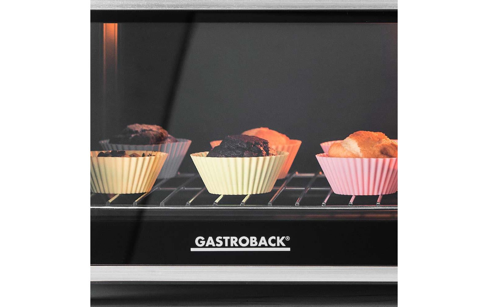 Backofen Bistro Bake & Grill 26 l, Silber<br>Elektronisch geregelter Multifunktionsofen