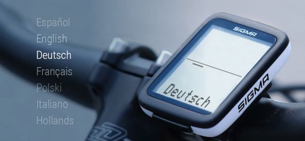 BC 10.0 WR Velocomputer mit Kabel  schwarzweiss