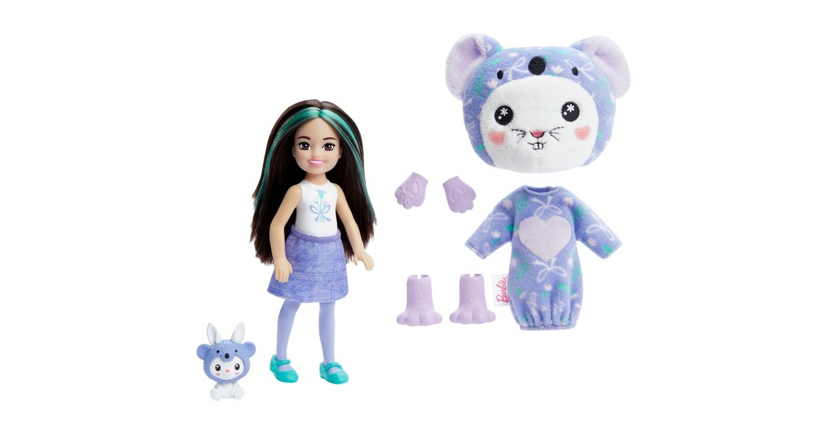 BarbieCutie Reveal Chelsea - Costume Cuties Serie - Bunny in Koala Pop
